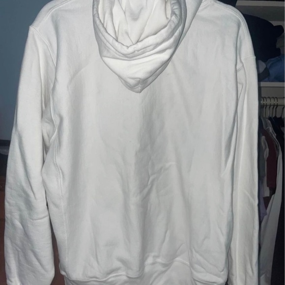 Unisex white Champion sweatshirt - Picture 2 of 3